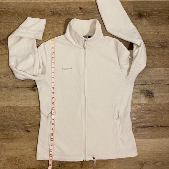 Columbia Fleece Zip Up Jacket Women's Size M - Picture 7 of 16